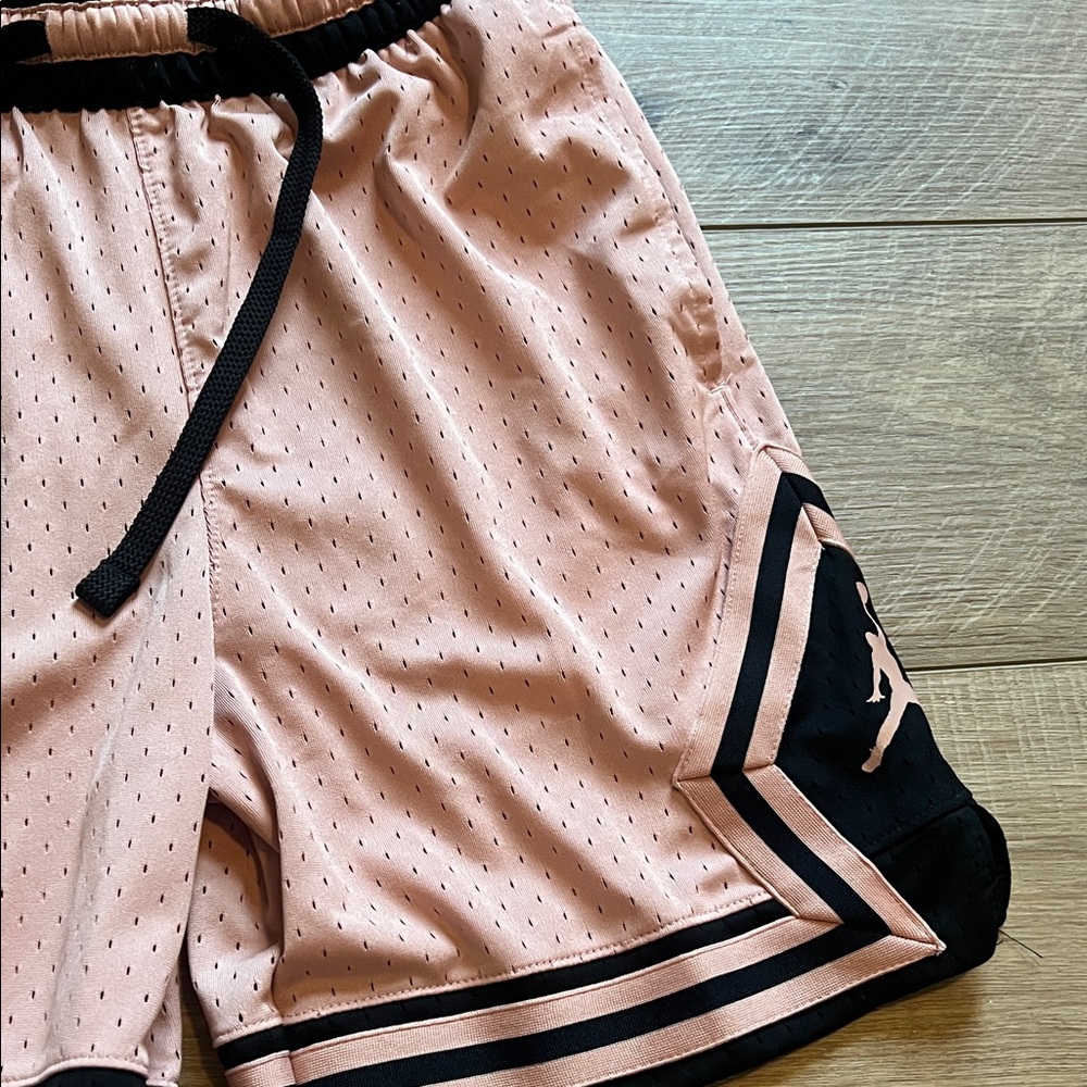 Jordan Athletic Shorts in Pink and Black - Picture 4 of 7